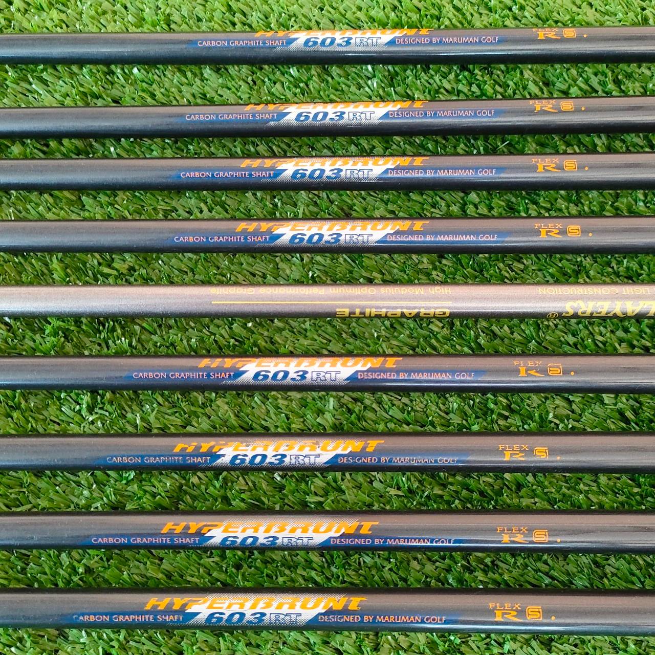 ชุดเหล็ก MARUMAN1 MILLED BACK มีเหล็ก 4-9 เเละ PA AW SW ก้าน HYPERBRUNT FLEX R