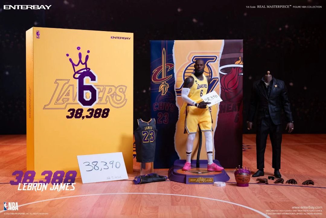 [สั่งจอง] ENTERBAY RM-1090 1/6 : Real Masterpiece NBA - LeBron Jame
