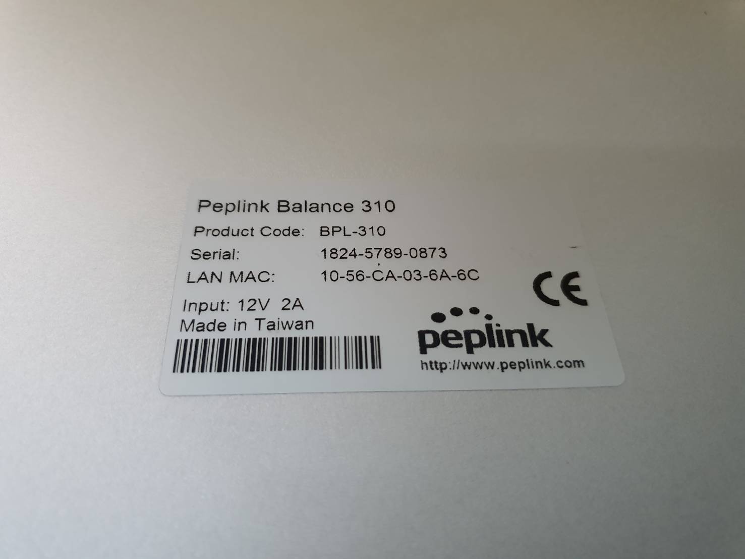 Peplink balance 310 (Balancer)