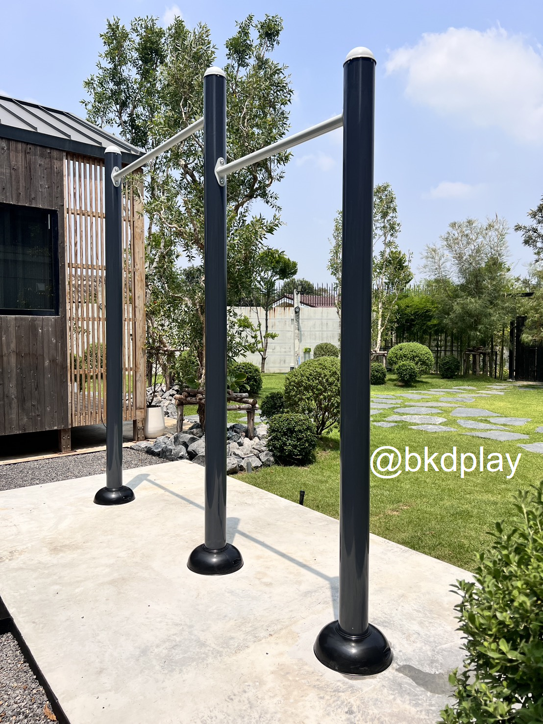 เครื่องออกกำลังกายกลางแจ้ง ชุดอุปกรณ์ บริหารแขน หน้าอก หัวไหล่ สำหรับผู้ใหญ่ แบบบาร์โหน 2 ระดับ ลานกีฬา อเนกประสงค์ สนามกีฬา เด็กโตเล่นได้ เพิ่มความสูงเด็ก