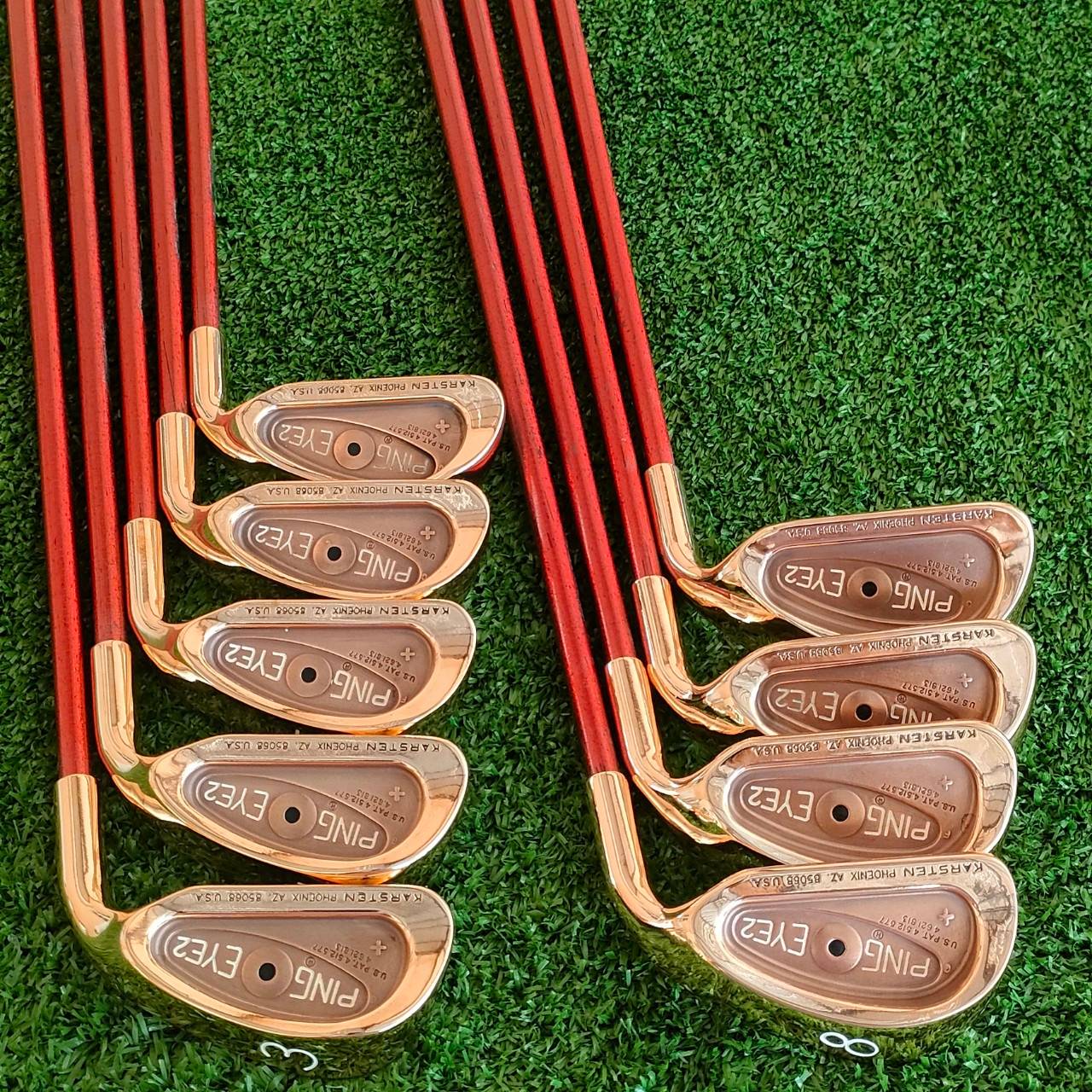 ชุดเหล็ก PING EYE2 จุดดำ มีเหล็ก 3-9 เเละ W SW ก้าน PING NOVUS CFP 57 USA