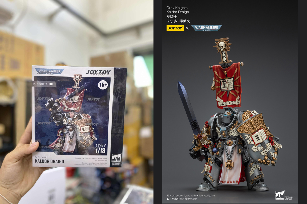 [พร้อมส่ง] Joy Toy JT00201 1/18 : Grey Knights Kaldor Draigo [Reissue]