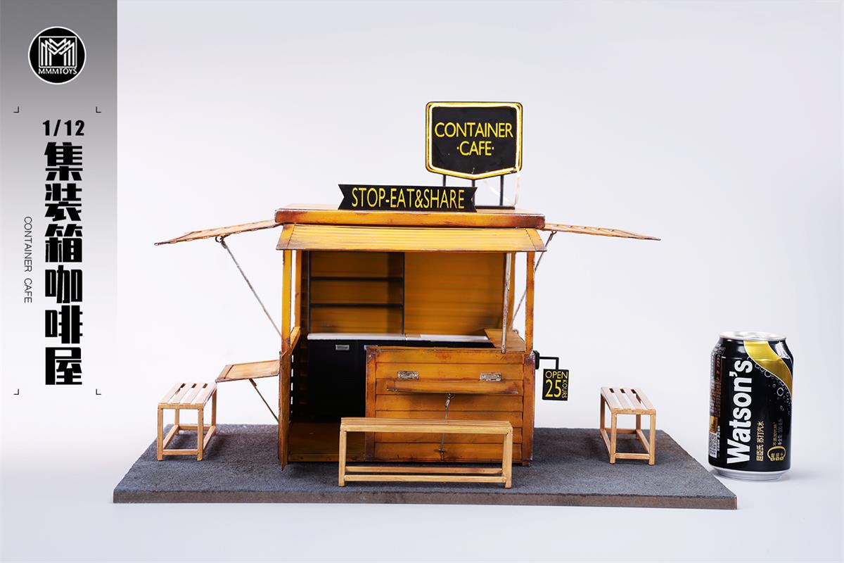 [สั่งจอง] MMMTOYS M2404 1/12 : Container Café Haven (ไม่รวมฟิกเกอร์)