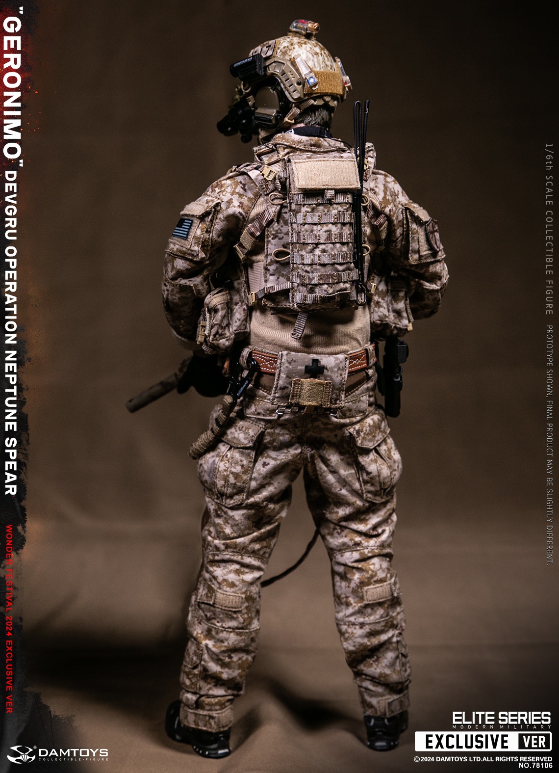 [สั่งจอง] DAMTOYS 78106 1/6 : DEVGRU Operation Neptune Spear “GERONIMO” [WF2024 Exclusive ver]