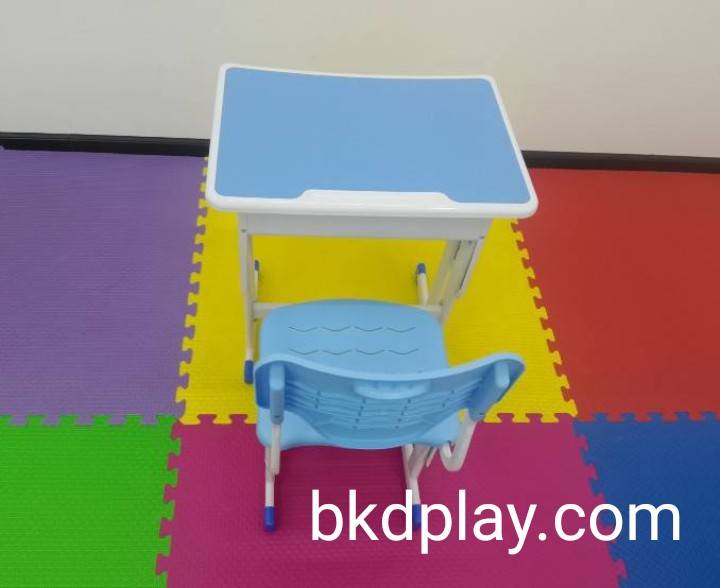 ชุดโต๊ะอนุบาล-ประถม ชุดโต๊เก้าอี้เรียนเดี่ยว ปรับระดับได้ ขาคู่ นักเรียนประถม, โต๊ะเรียนเดี่ยว โต๊ะนักเรียนประถม-มัธยม โต๊ะเขียนหนังสือ เฟอร์นิเจอร์เด็ก พร้อมส่ง