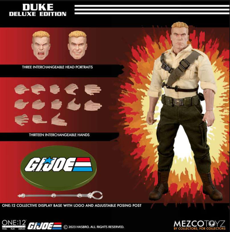 [พร้อมส่ง] Mezco toyz One:12 Collective G.I.Joe - Duke Deluxe Edition