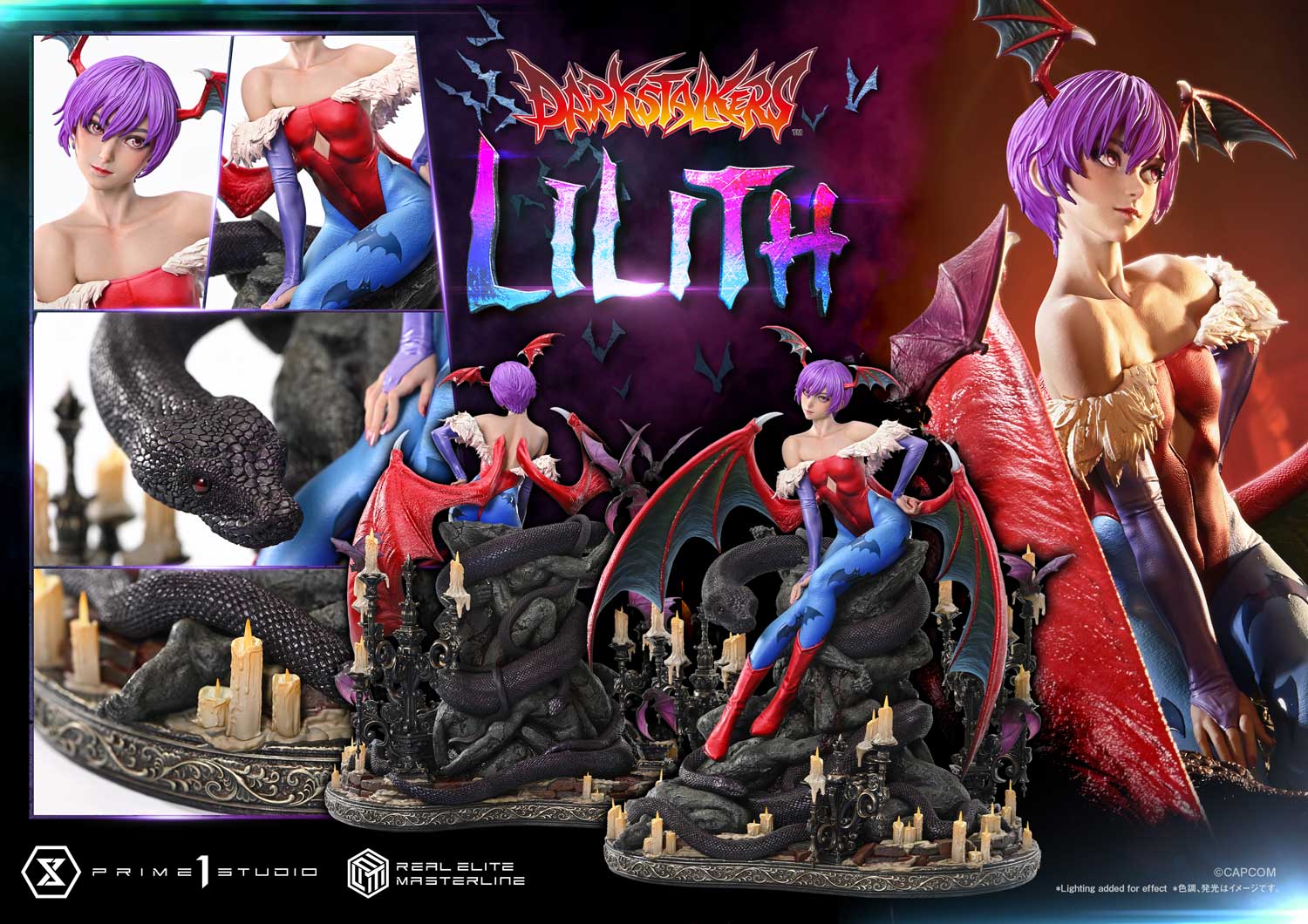 [สั่งจอง] Prime 1 Studio REMDKS-02: Lilith (Darkstalkers)