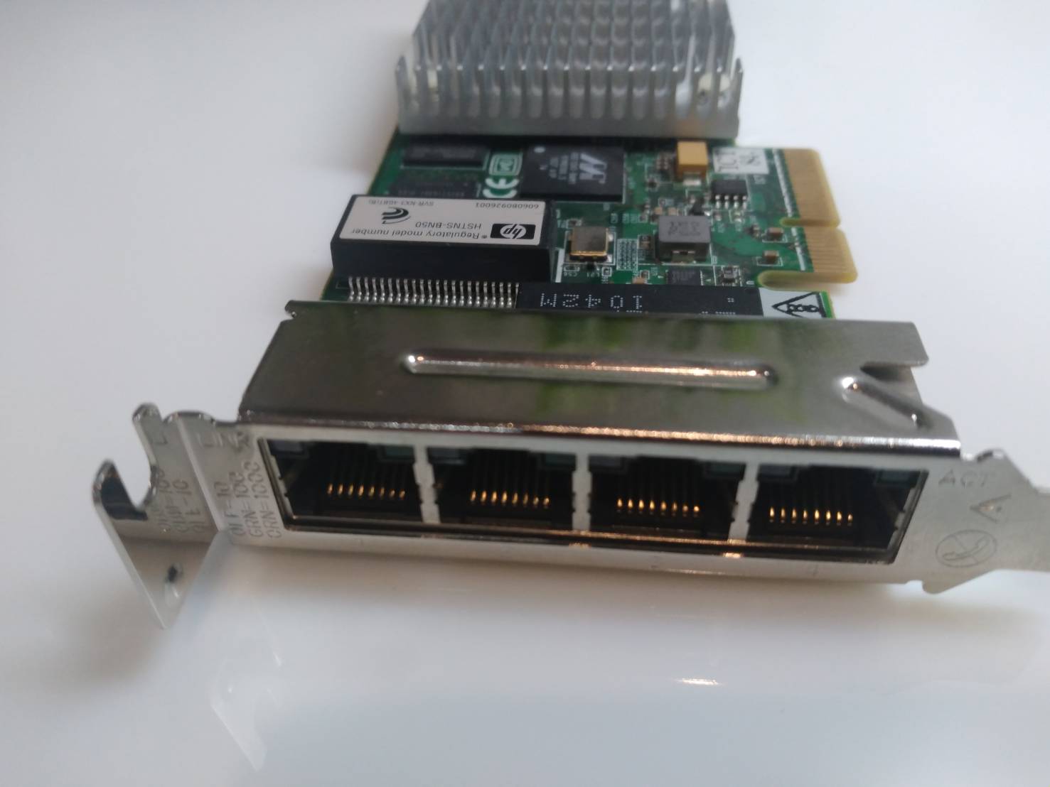 HP NC375T Quad Port PCIe Gigabit Server Network Card 539931-001 491176-001 ขาสั้น