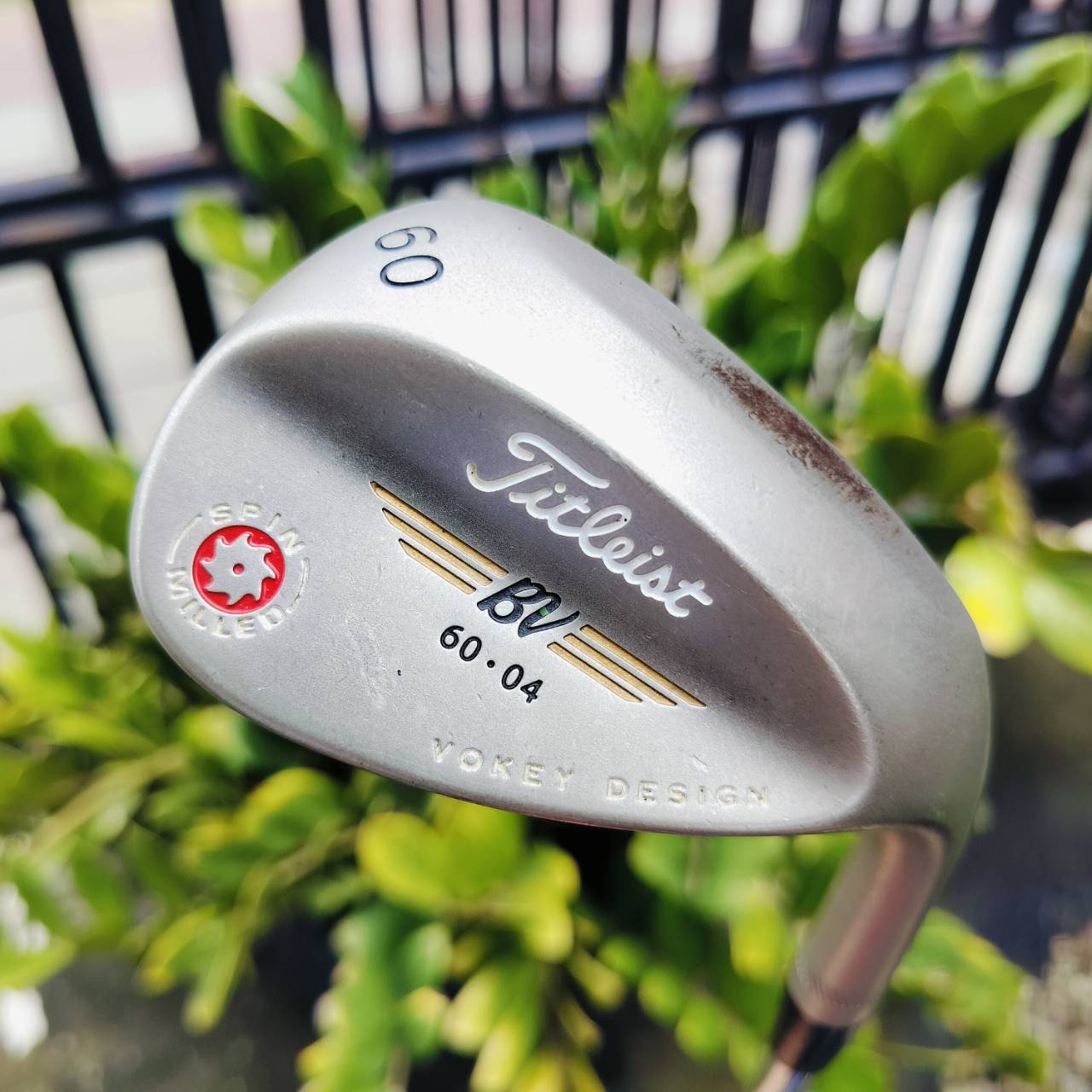 WEDGE จักรแดง Titleist VOKEY DESIGND องศา 60 BOUNCE 4 หน้า SPIN MILLED จักรแดง สปินหนักมาก ตกถอยๆ ไม้กอล์ฟพรีเมี่ยมมือสองญี่ปุ่น ของแท้ By NakaraLuxurious