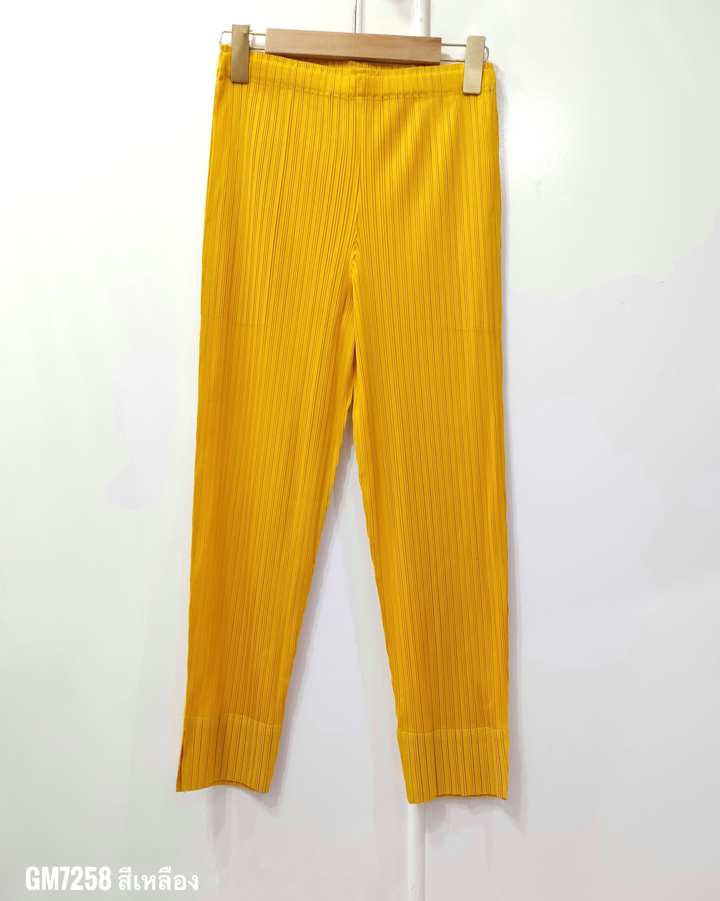 ยาว 34 นิ้ว 2MUAY รุ่น GM7258 กางเกงอัดพลีท SLIM FIT PLEATED PANTS 55 สี FREE SIZE