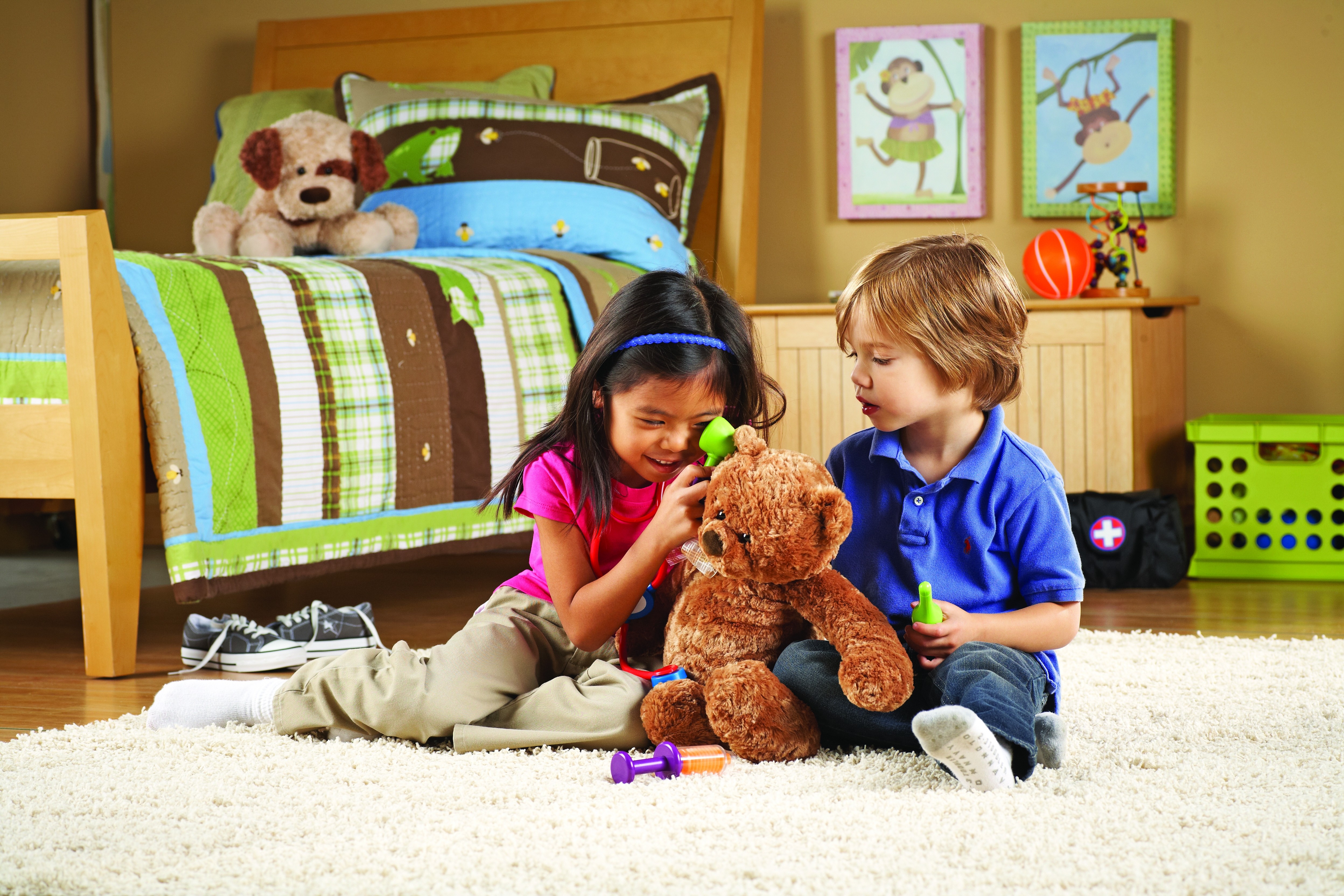 ชุดจำลองหมอน้อยสดใส , บทบาทสมมติ , ของเล่น, ของเล่นเด็ก, ของเล่นเสริมพัฒนาการ