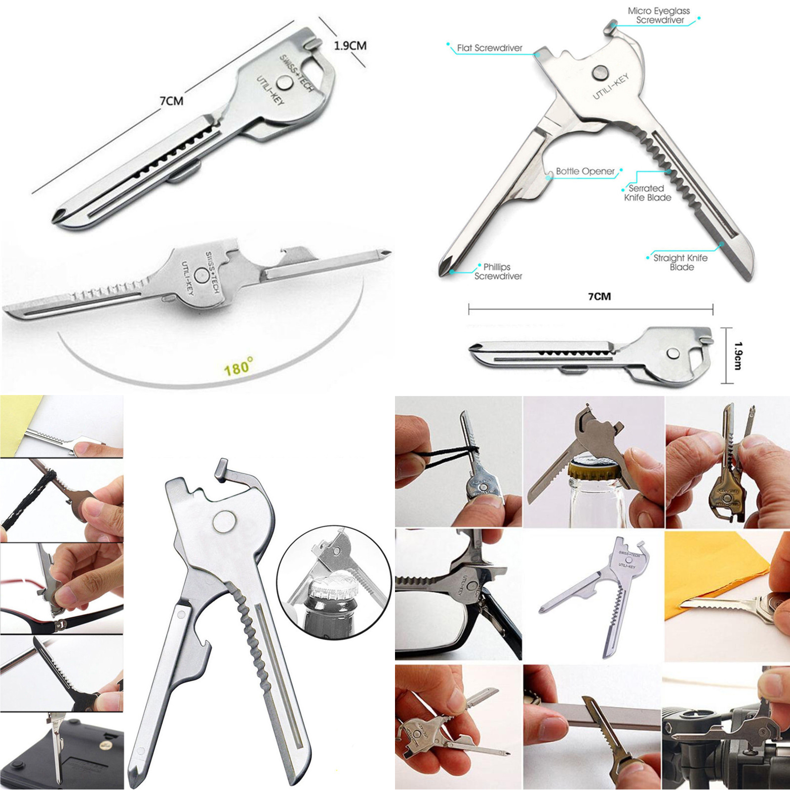 ไขควงมัลติฟังก์ชั่น มี2รุ่น เกล็ดหิมะ18หัว / กุญแจ6หัว มีให้เลือกหลายสี ใช้งานได้หลากหลาย คุ้มค่า คุ้มราคา