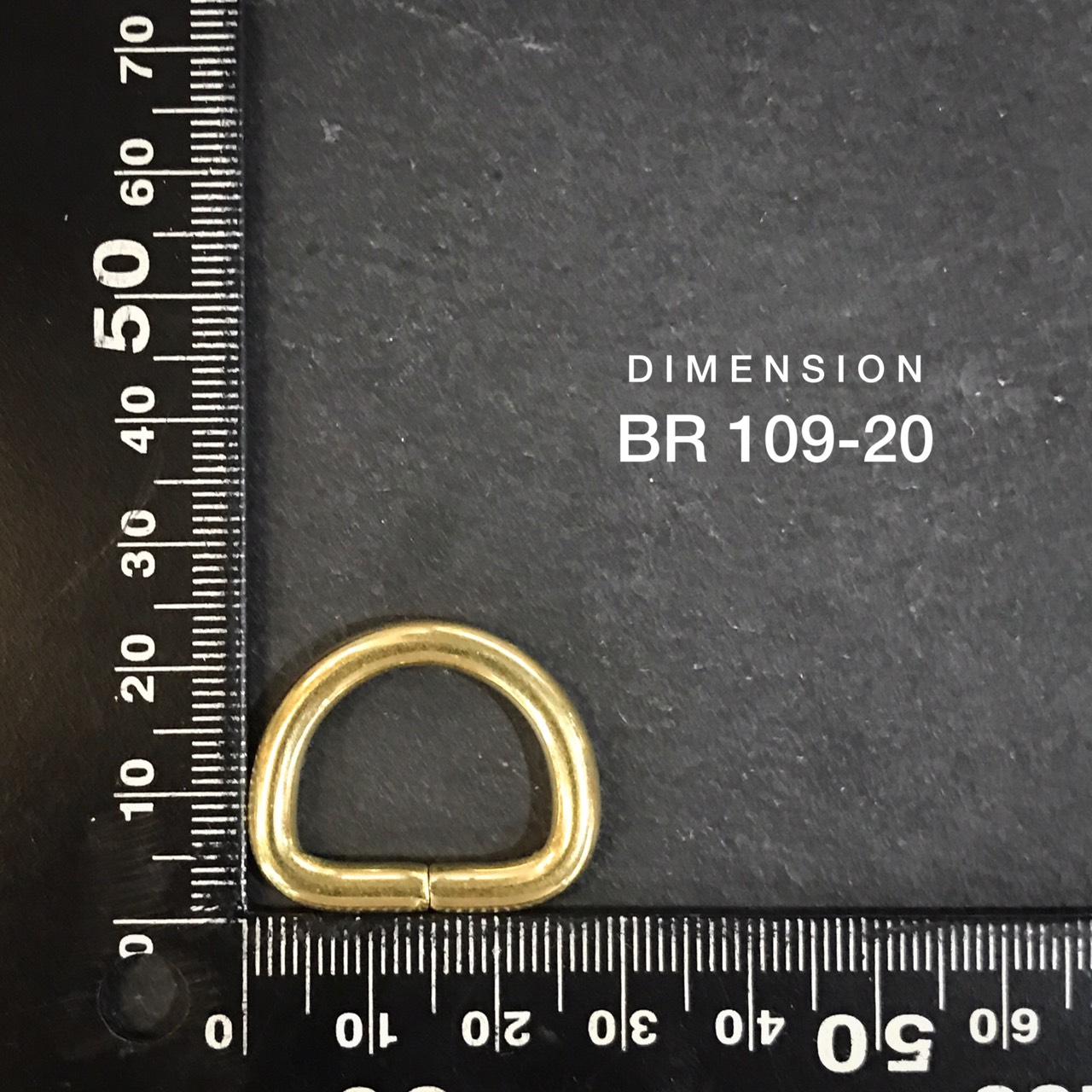 BR109 ห่วงตัวดีชนิดลวด ห่วงทองเหลือง ห่วงกระเป๋า ห่วง D *ราคาต่อชิ้น*อะไหล่กระเป๋า