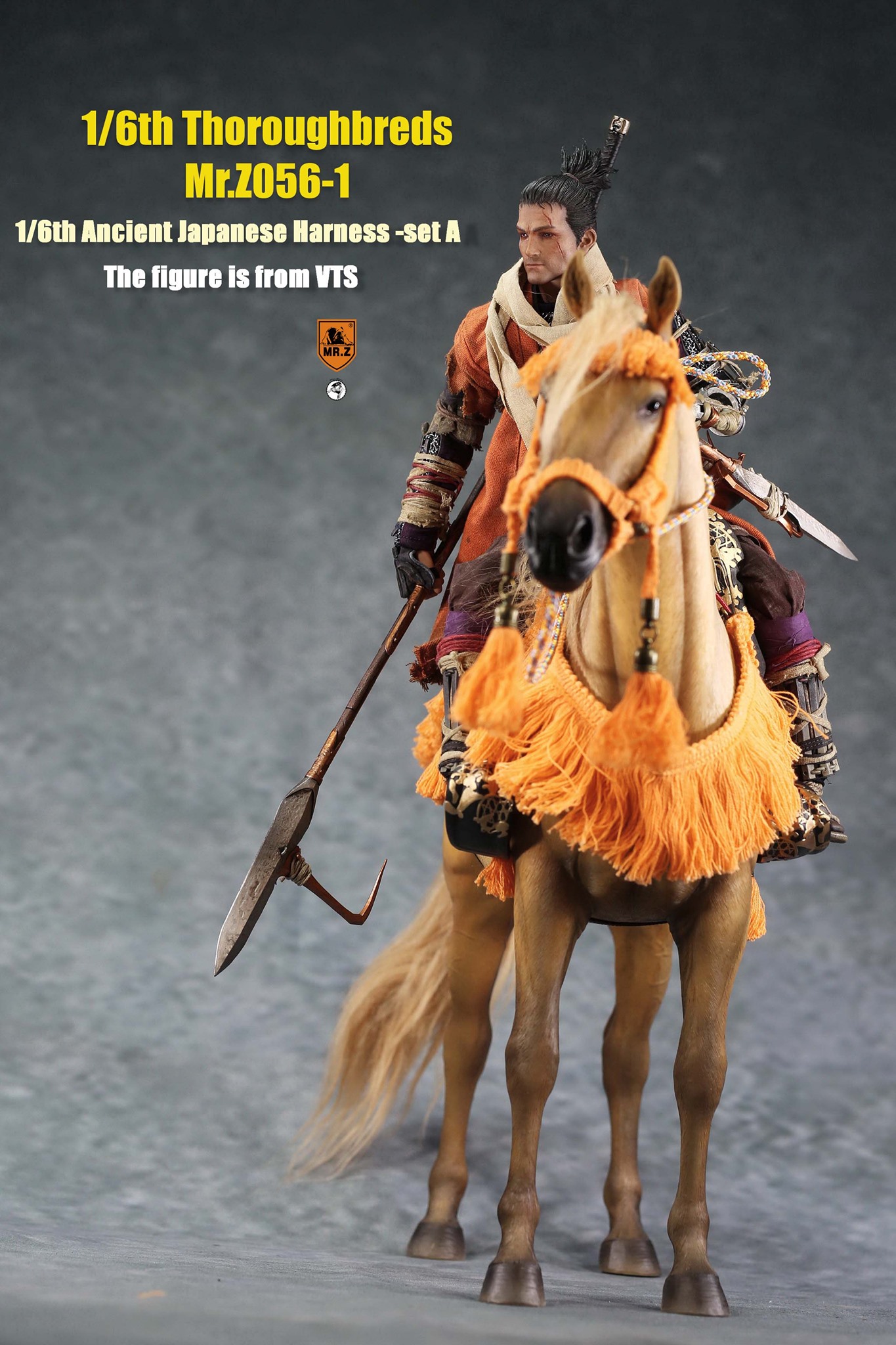 [สั่งจอง]MR.Z MRZ056 1/6 animal model No.56 : Thoroughbreds （all 5 colours） MR.Z 1/6 : Ancient Japanese Harness Set