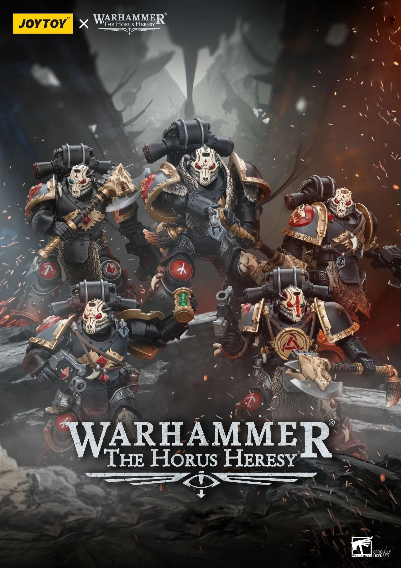 [สั่งจอง] Joytoy 1/18 : Warhammer "The Horus Heresy" Space Wolves