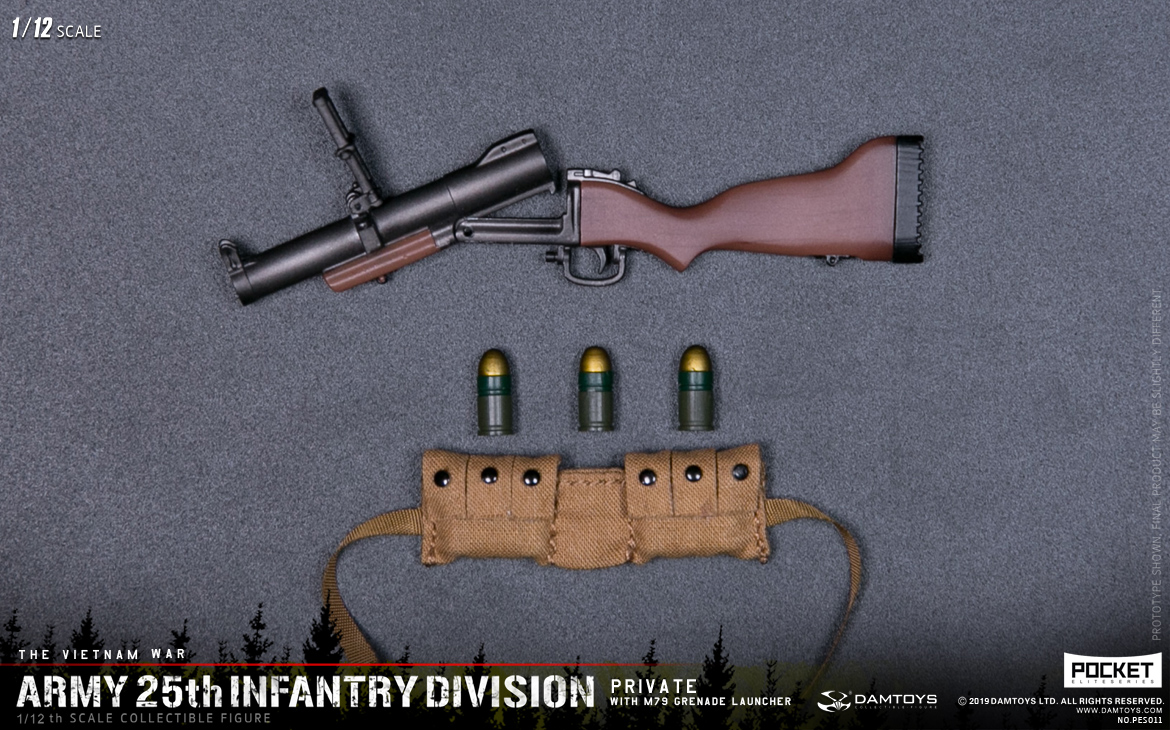 [สั่งจอง] DAMTOYS 1/12 PES011 - Private WITH M79 GRENADE LAUNCHER