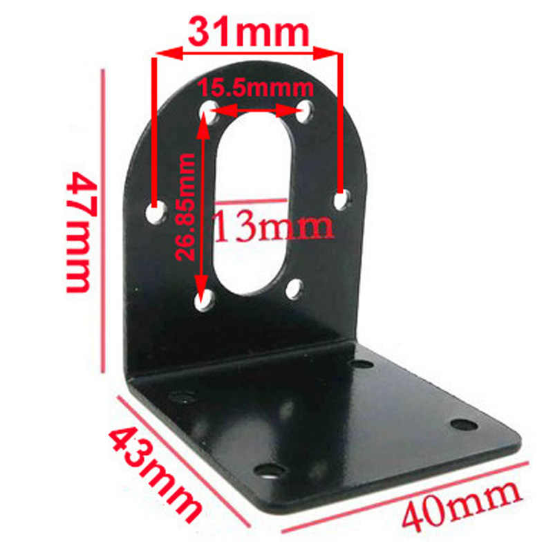 ตัวยึดมอเตอร์ 37mm Geared Motor Bracket With Fixing Screw