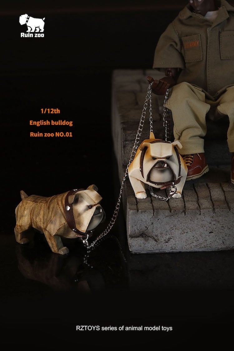 [สั่งจอง]RZTOYS 1/12 : English bulldog