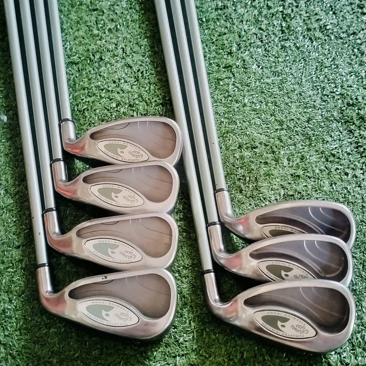 *** ไม้กอล์ฟผู้หญิง *** ชุดเหล็ก Callaway HAWK EYE JAPAN SPEC พรีเมี่ยมสูงสุดของแบรนด์ ของใหม่ตอนออกมาราคา 6 หมื่นกว่าบาท ไม้กอล์ฟพรีเมี่ยมมือสอง ของแท้ By NakaraLuxurious