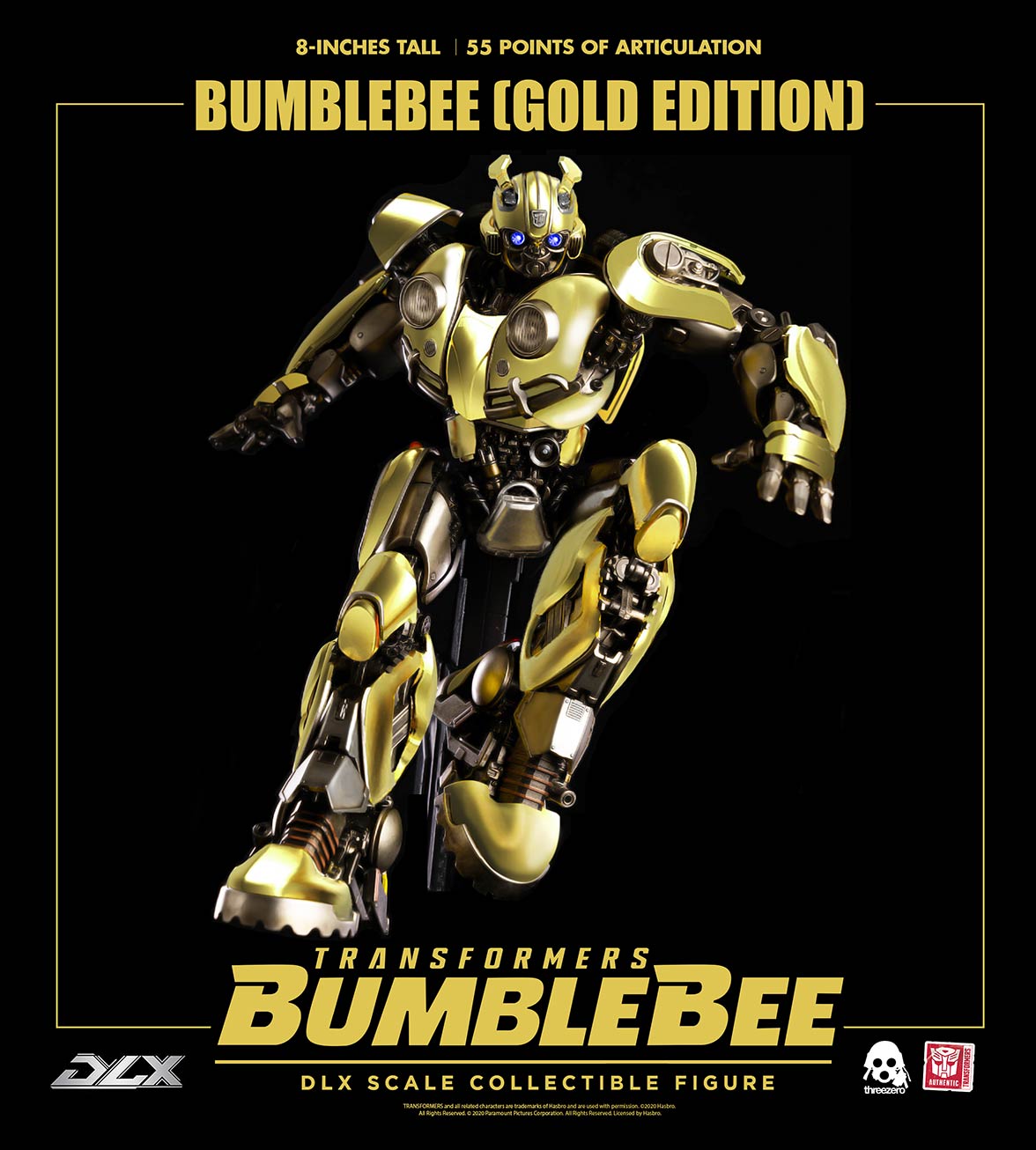 [สั่งจอง]ThreeZero 3Z0294-EX : Transformers: Bumblebee DLX Bumblebee (Gold Edition)