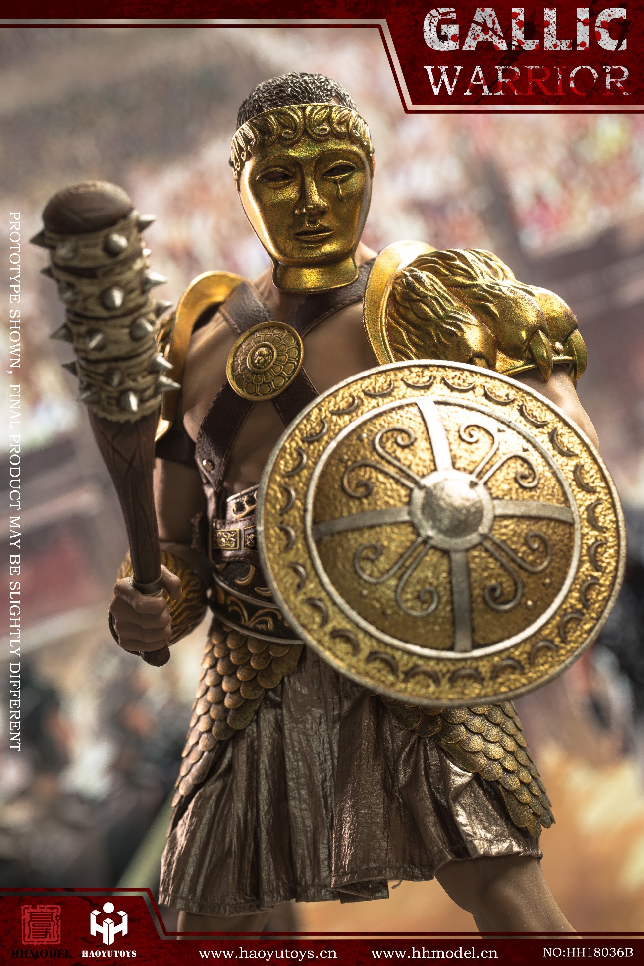 [สั่งจอง] HHMODEL & HAOYUTOYS HH18036 1/6 : Imperial Army Hunting Ground Fighter - Gaul Warrior