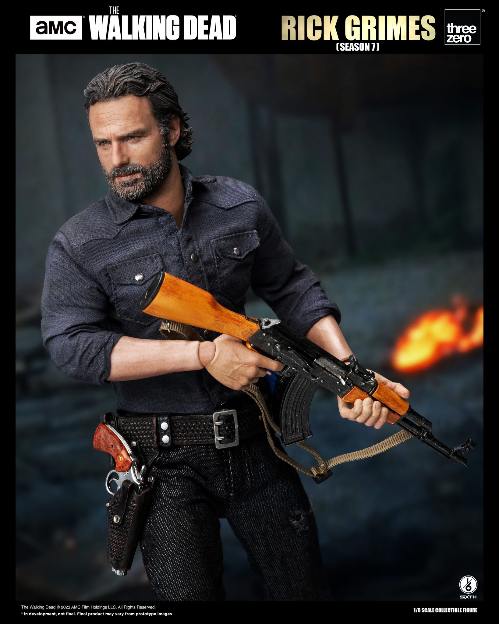 [สั่งจอง]Threezero 1/6 : The Walking Dead - Rick Grimes (Season 7)