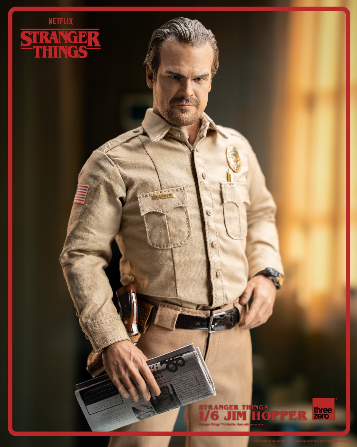 [สั่งจอง]Threezero 3Z05150W0 1/6 : Stranger Things - Jim Hopper (Season 1)