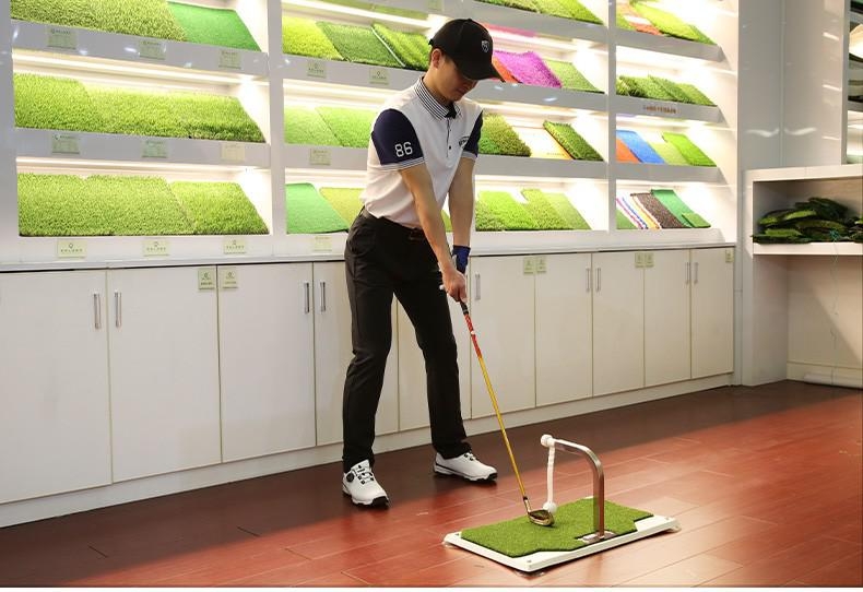 360 degree drive practice mat พรมซ้อมไดร์ฟ 360 องศา PGM HL005 ผลิตจากวัสดุที่แข็งแรงทนทาน ขนาด 33.8 x 63 cm. ( สีดำ )