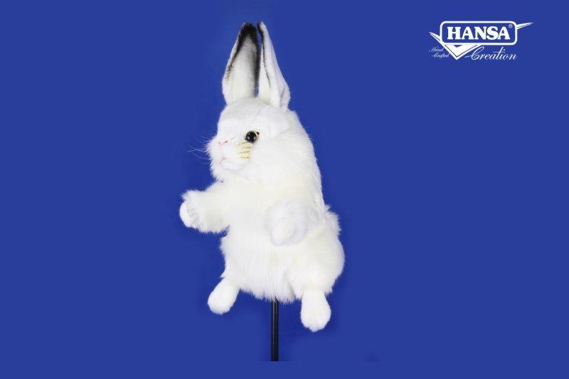 8460 White Bunny Golf Cover Wood 33cm.H
