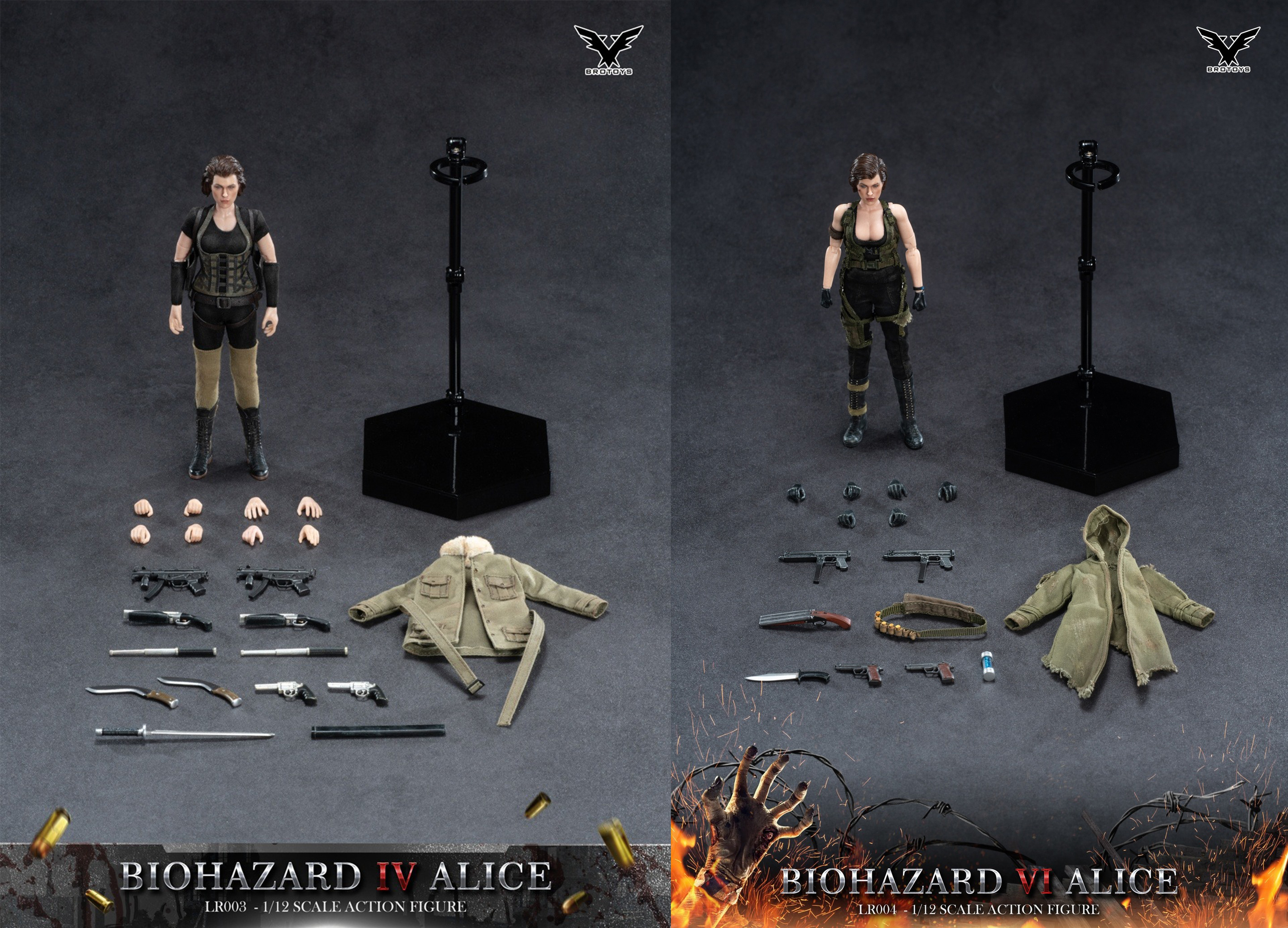 สั่งจอง] Brotoys 1/12 : Biohazard - Alice - Toxtoysshop
