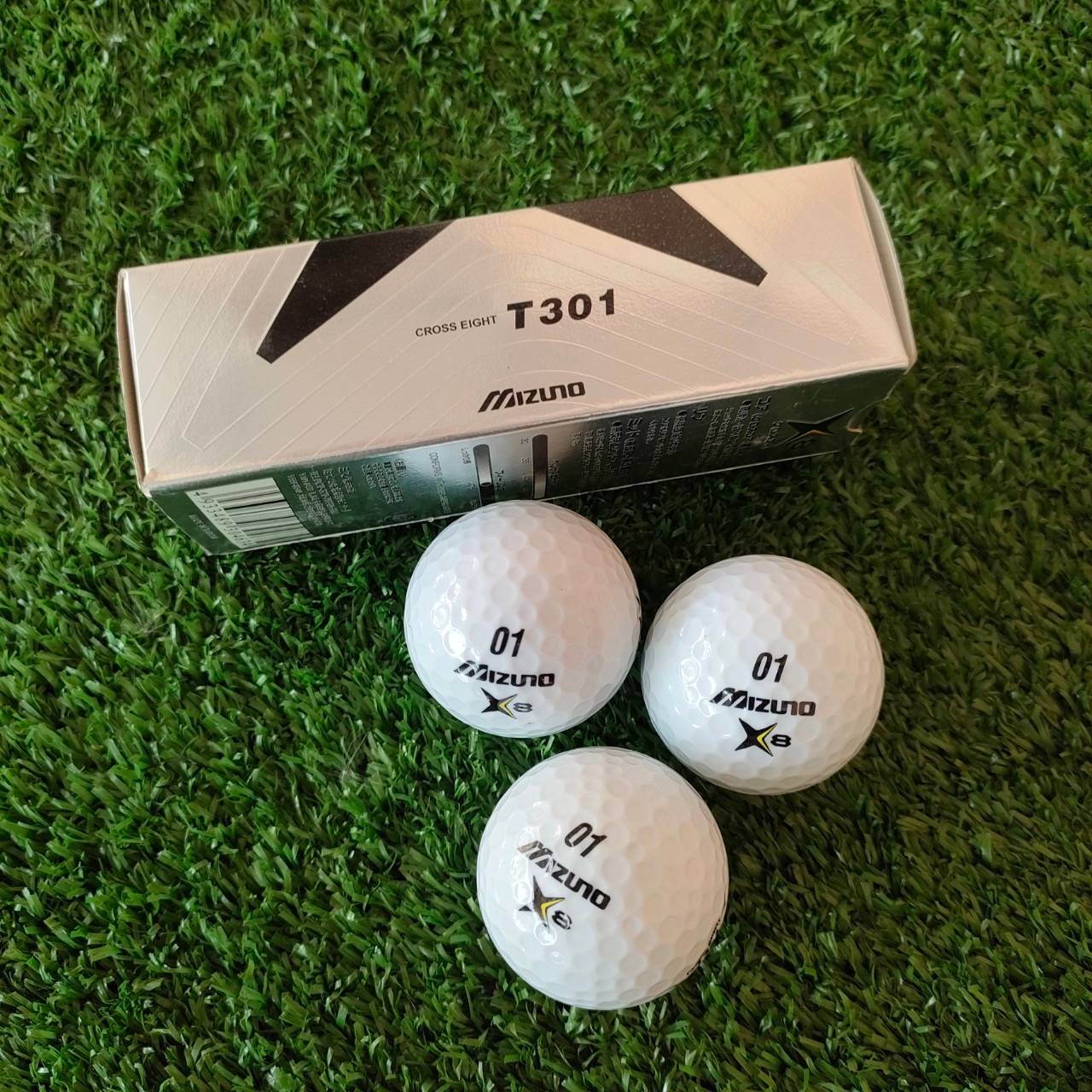 ลูกกอล์ฟ MIZUNO X8 T301 1 กล่อง มี 3 ลูก