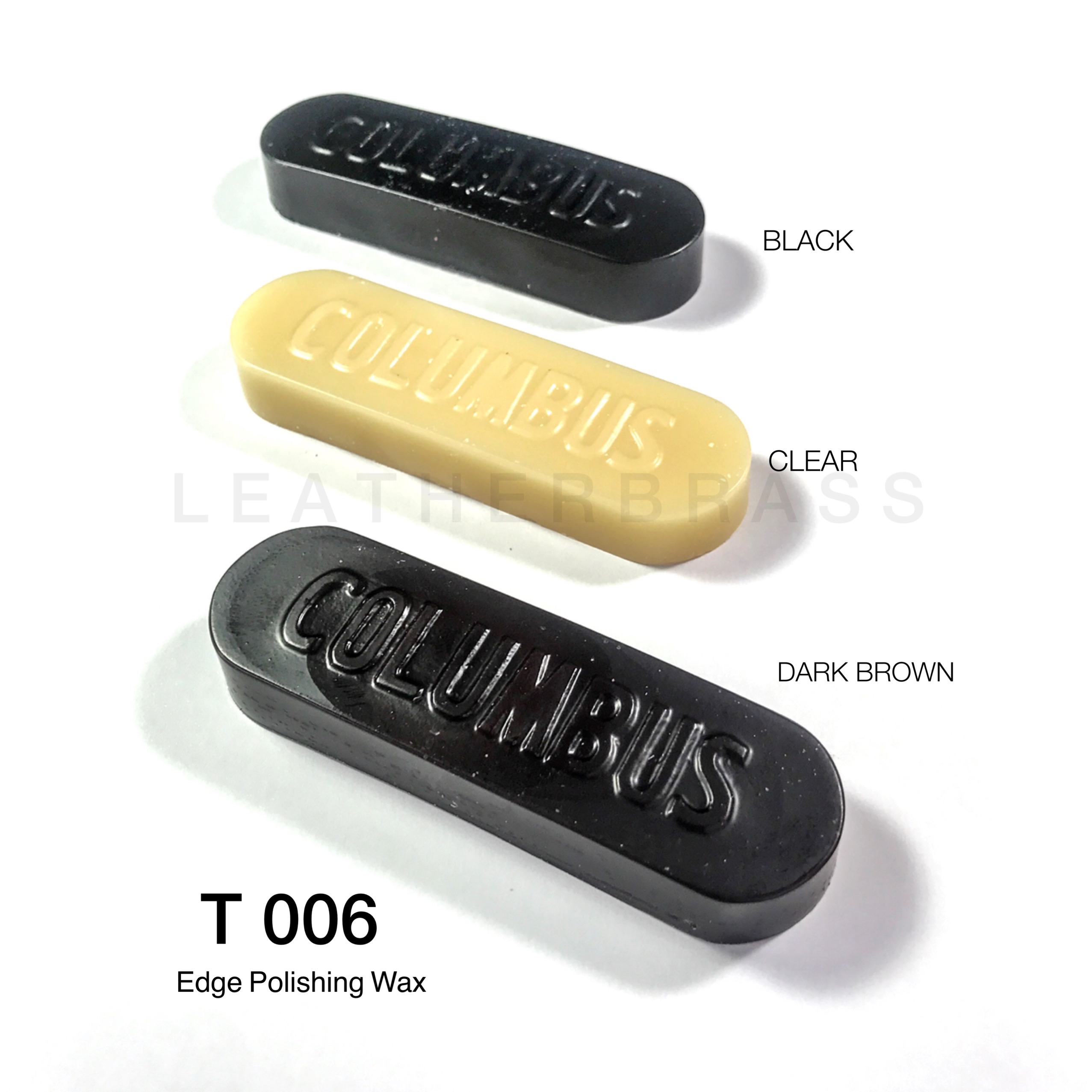 T006 แว๊กซ์ขัดขอบ Columbus Edge Polishing Wax อุปกรณ์งานหนัง leatherbrass**ราคาต่อชิ้น**