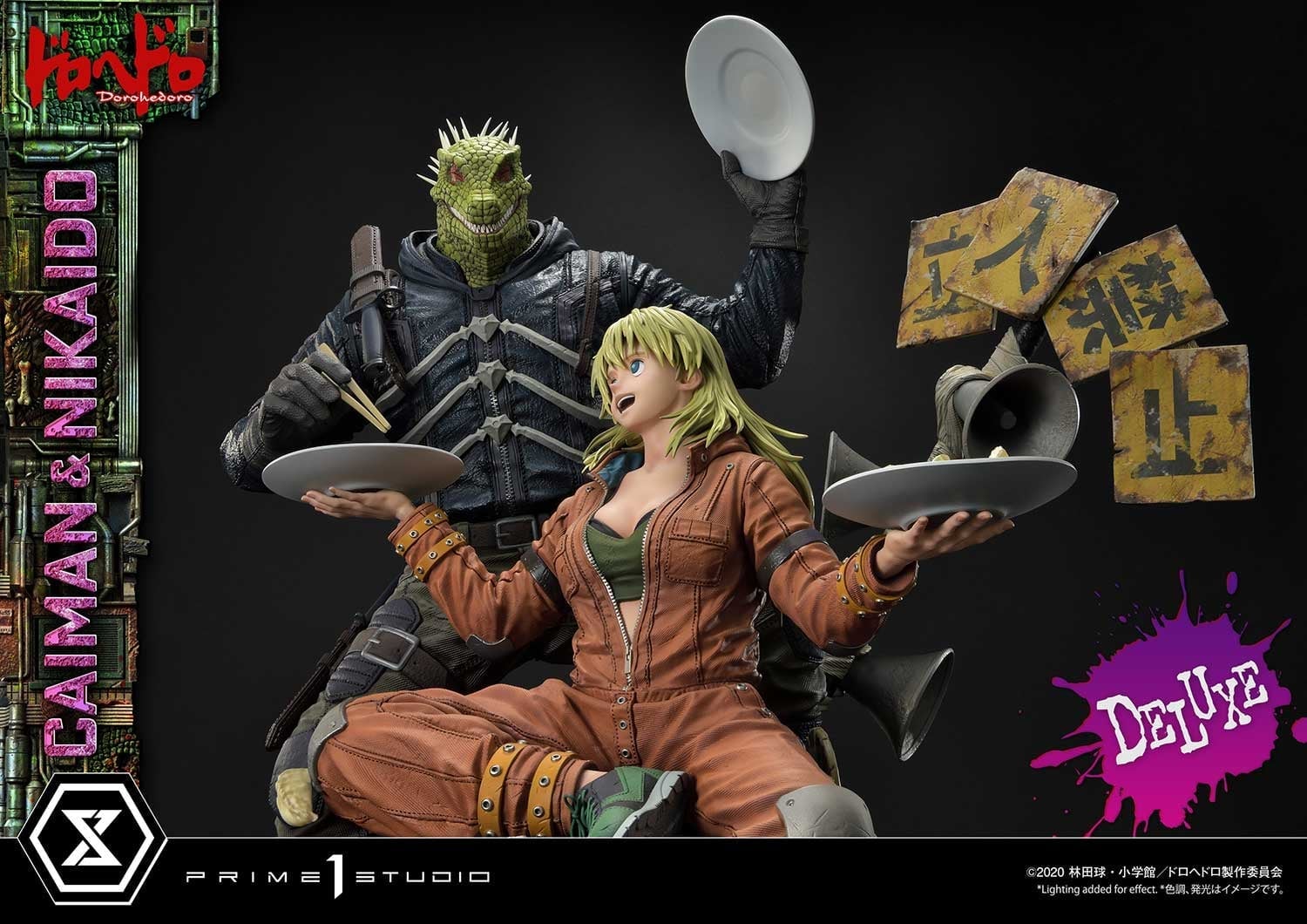 [สั่งจอง]Prime 1 Studio 1/4 : Caiman & Nikaido (Dorohedoro)