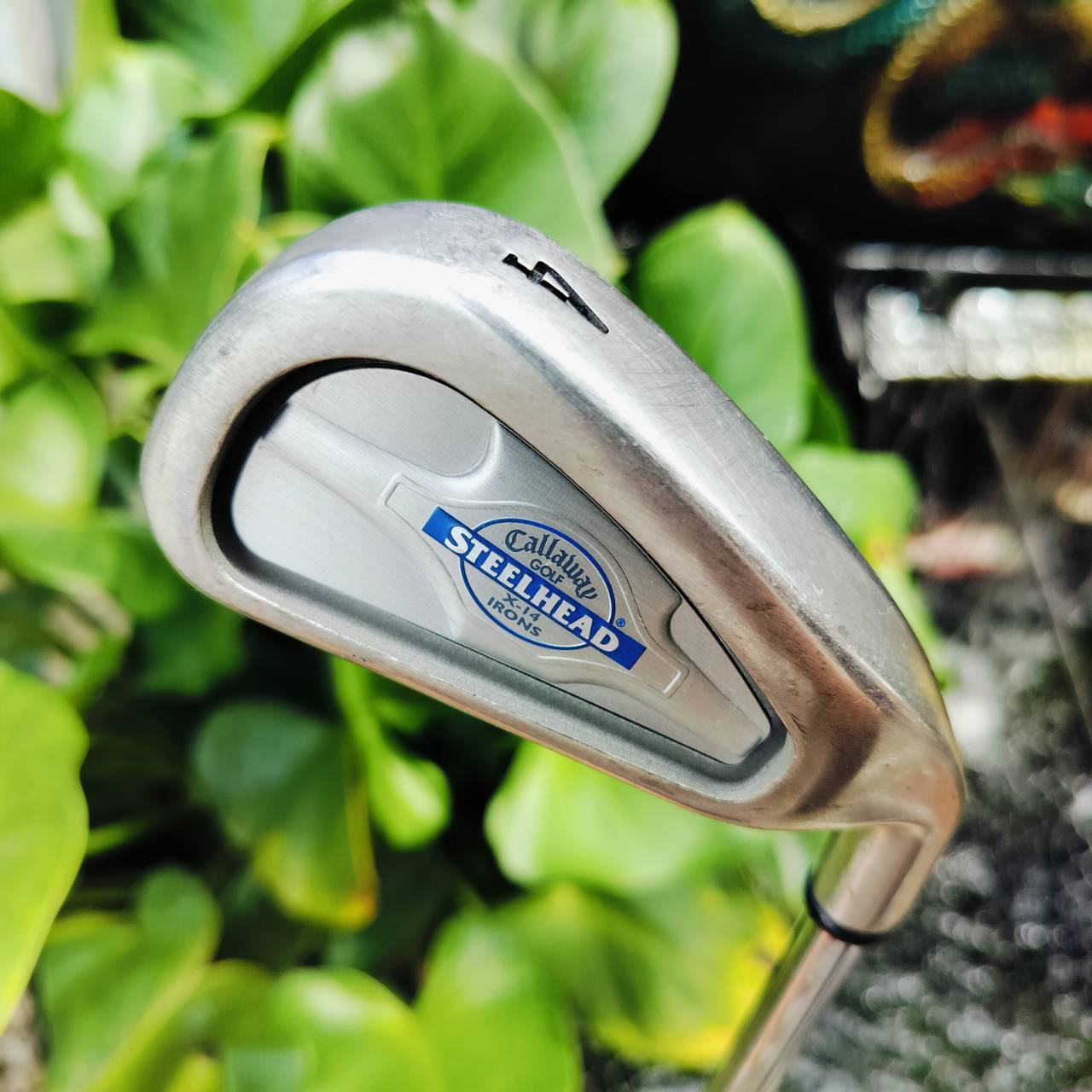 เหล็ก 4 Callaway STEELHEAD X-14 ก้านเสียบทะลุ ผ่าแฉกสวยๆเดิมเลยค่ะ ไม้กอล์ฟพรีเมี่ยมมือสอง ของแท้ By NakaraLuxurious