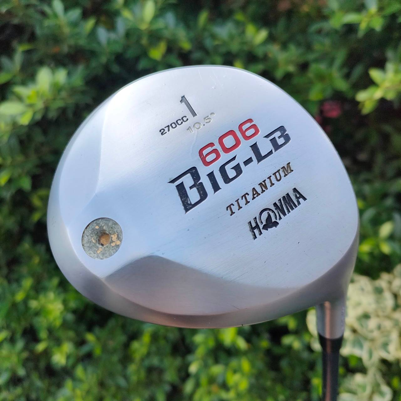DRIVER HONMA BIG-LB 606 TITANIUM องศา 10.5 ก้าน SUPER LIGHT FLEX R-1 **ก้านระดับ 2 ดาว** หัวใหญ่ ตีง่าย ไกล และออกแบบให้ตีแบบวงสบายๆ ไม้กอล์ฟมือสอง ของแท้ BY NakaraLuxurious