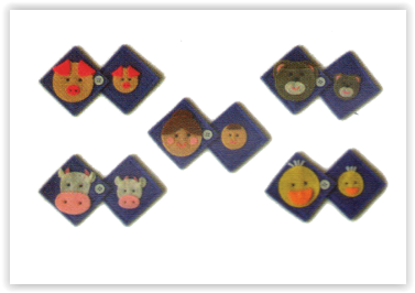 ชุดติดกระดุมจับคู่ แม่-ลูก ของเล่นเสริมพัฒนาการ ,ของเล่นเสริมทักษะ,ของเล่นเด็ก, สื่อการสอนอนุบาล