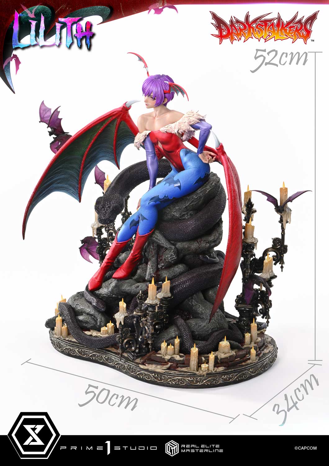 [สั่งจอง] Prime 1 Studio REMDKS-02: Lilith (Darkstalkers)