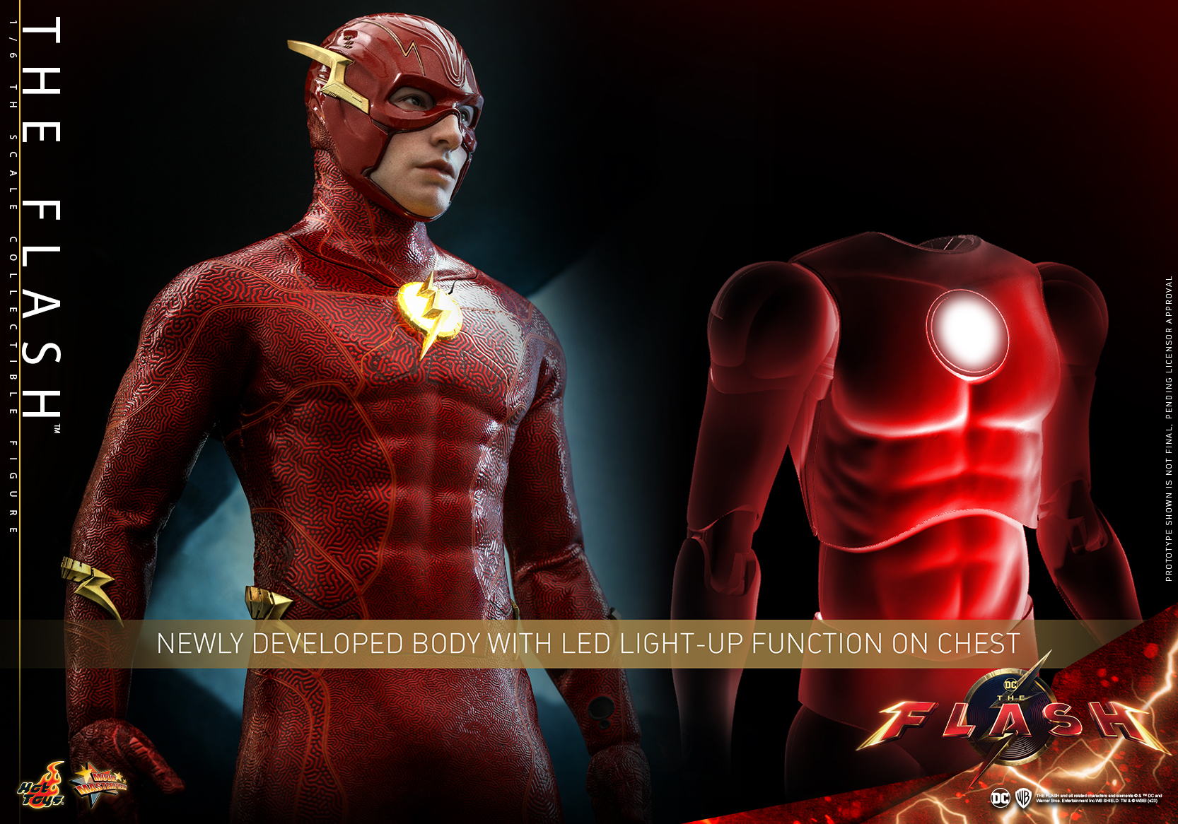 [พร้อมส่ง]Hot Toys MMS713 1/6 : The Flash (Standard Ver.)