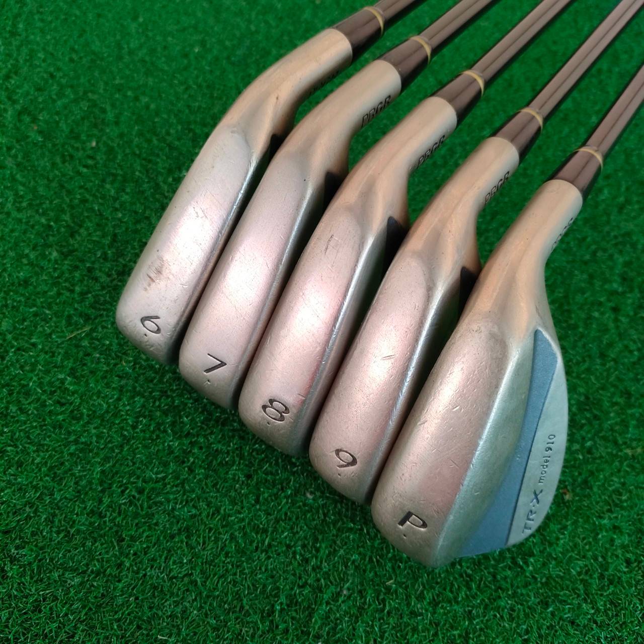 ชุดเหล็ก PRGR TR-X 910 มีเหล็ก 6 - 9 PW 5ชิ้น ก้าน 060 SPEC PRGR M-40 ชุดเหล็กสุดพรีเมี่ยมจากญี่ปุ่น