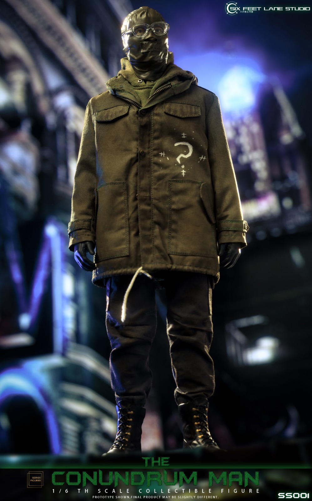 [สั่งจอง]Six Feet Lane Studio SS001 1/6 : THE CONUNDRUM MAN (Re-issue)