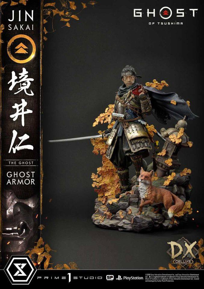 [สั่งจอง]Prime 1 Studio UPMGHOT-01DX : Ghost of Tsushima Jin Sakai, The Ghost - Ghost Armor [Deluxe Version]