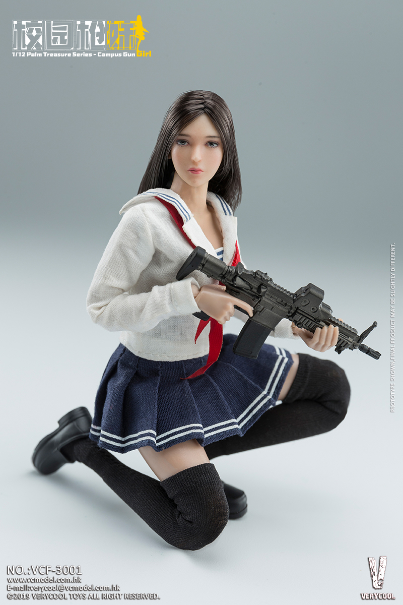 [สั่งจอง] VERYCOOL VCF-3001 :1/12 Palm Treasure Series - Campus Gun Girl