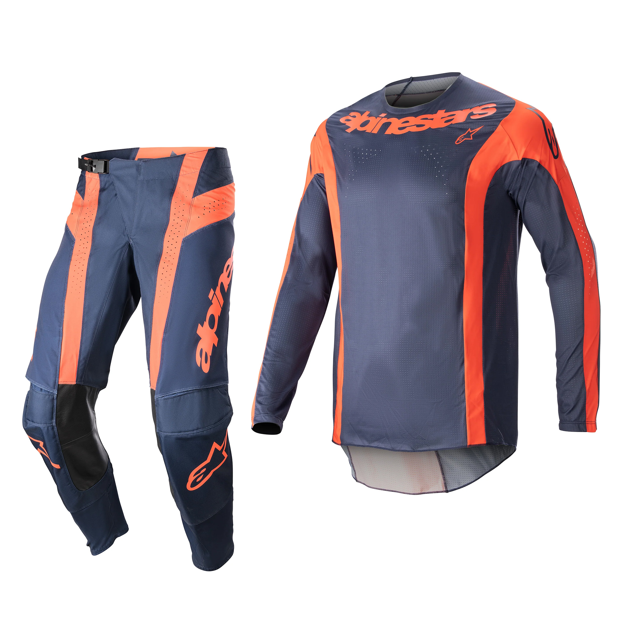 ชุด Alpinestars 2023 Techstar Arch - Night Navy/Hot Orange