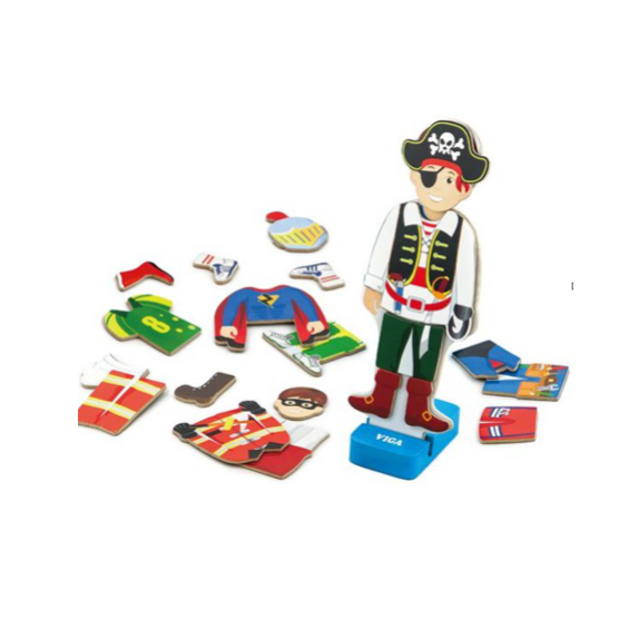 ชุดฝึกทักษะแต่งตัวหนุ่มน้อยมหัศจรรย์ , ของเล่นเสริมพัฒนาการ, ของเล่นเด็กอนุบาล, สื่อการสอนเด็กอนุบาล