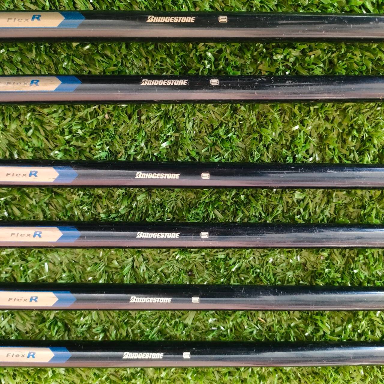 ชุดเหล็ก BRIDGESTONE TOURSTAGE VIQ มีเหล็ก 6-9 เเละ PW ก้าน TSI-50 FLEX R ชุดเหล็กหน้าเด้ง ญี่ปุ่น ที่หน้าไม้มีแผ่นพิเศษ อีกหนึ่งแผ่น ช่วยให้ตีไกล และสปินคมจัด ตีง่ายมากๆ ไกลกว่าปกติ 1 เบอร์