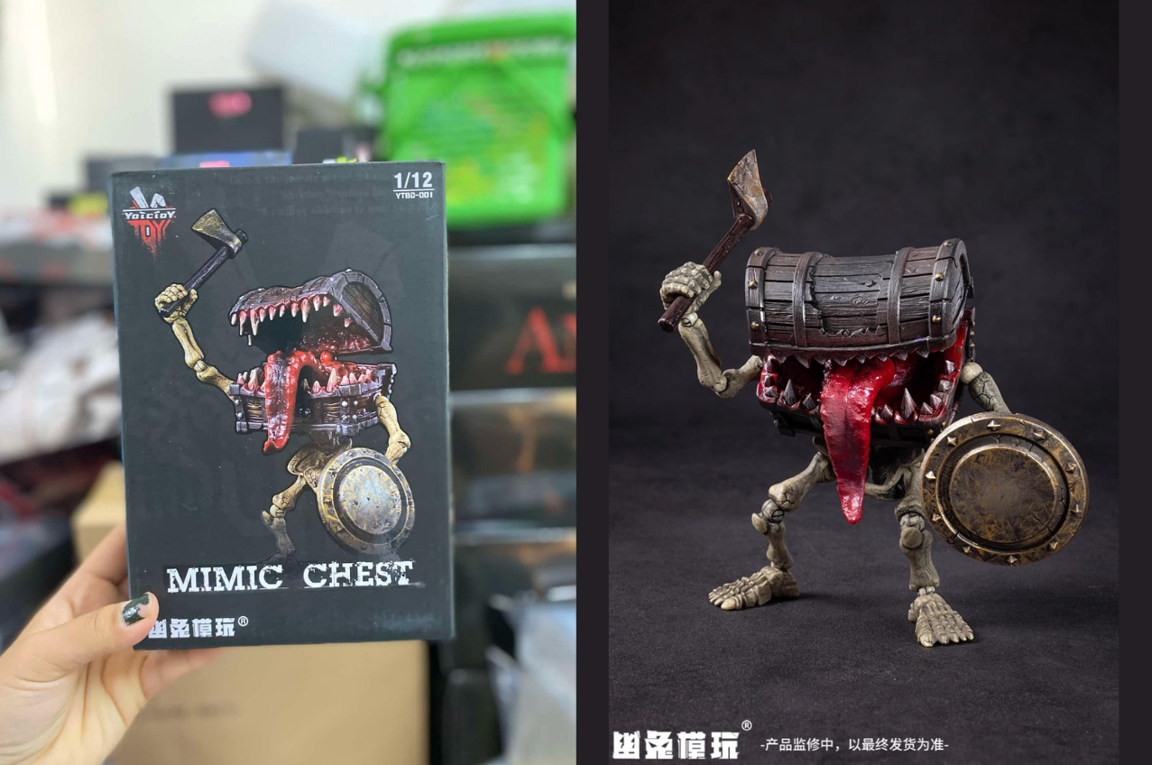 [พร้อมส่ง]Youtu Model Play 1/12 : Skeleton Treasure Chest Action Figure
