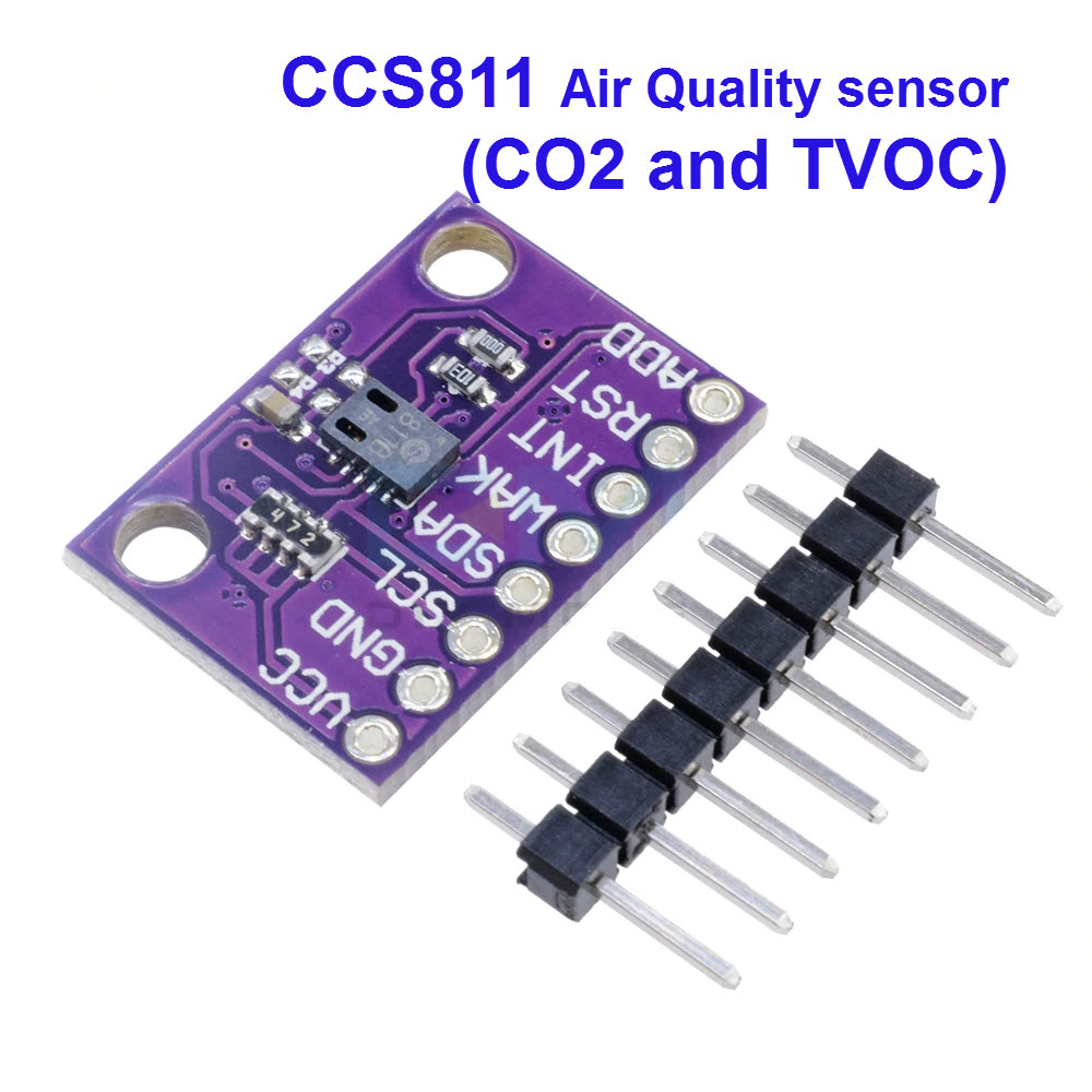 เซนเซอร์วัดคุณภาพอากาศ CCS811 Air Quality sensor (eCO2 and TVOC)
