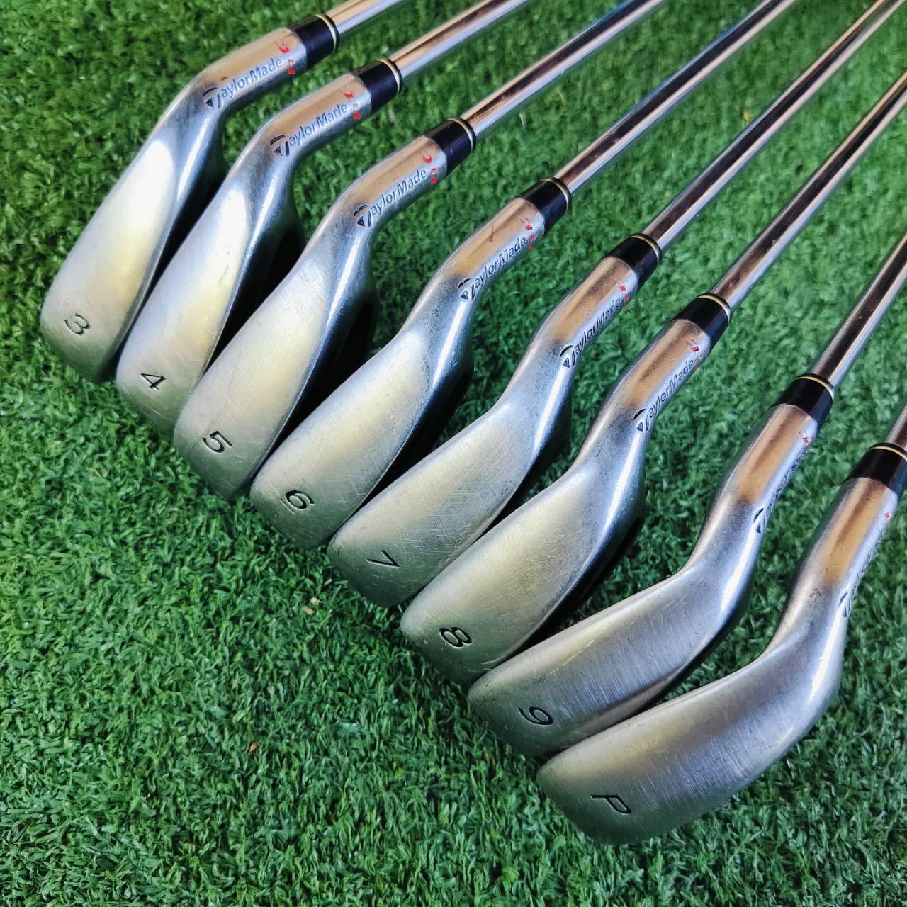 ชุดเหล็ก Taylormade RAC HT มีเหล็ก 3 4 5 6 7 8 9 PW ก้าน Taylormade FLEX S ใบใหญ่ตีง่ายมาก ไม้กอล์ฟพรีเมี่ยมมือสอง ของแท้ By NakaraLuxurious