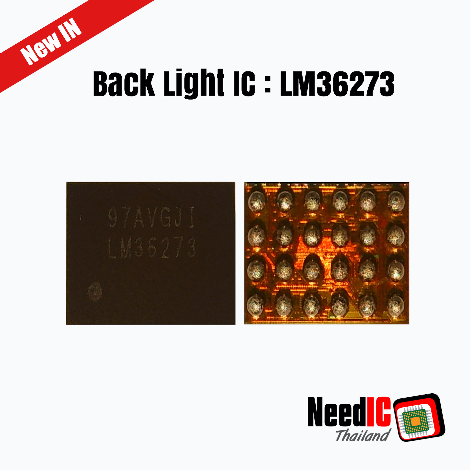 Back Light IC : LM36273 สำหรับ Nova 2/Redmi Note 8/Redmi Note 8 Pro