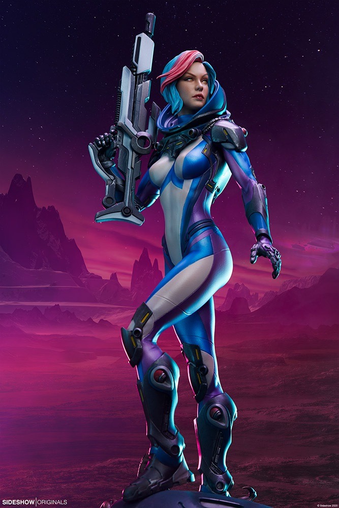 [สั่งจอง]SIDESHOW 300753 Bounty Hunter: Galactic Gun For Hire Statue